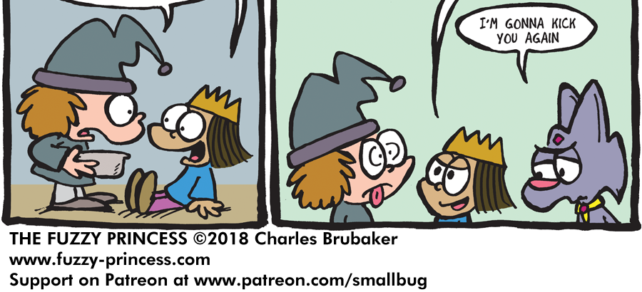 The Fuzzy Princess - Episode 270, Page 1: 2018-06-08-A Perfect Lunch